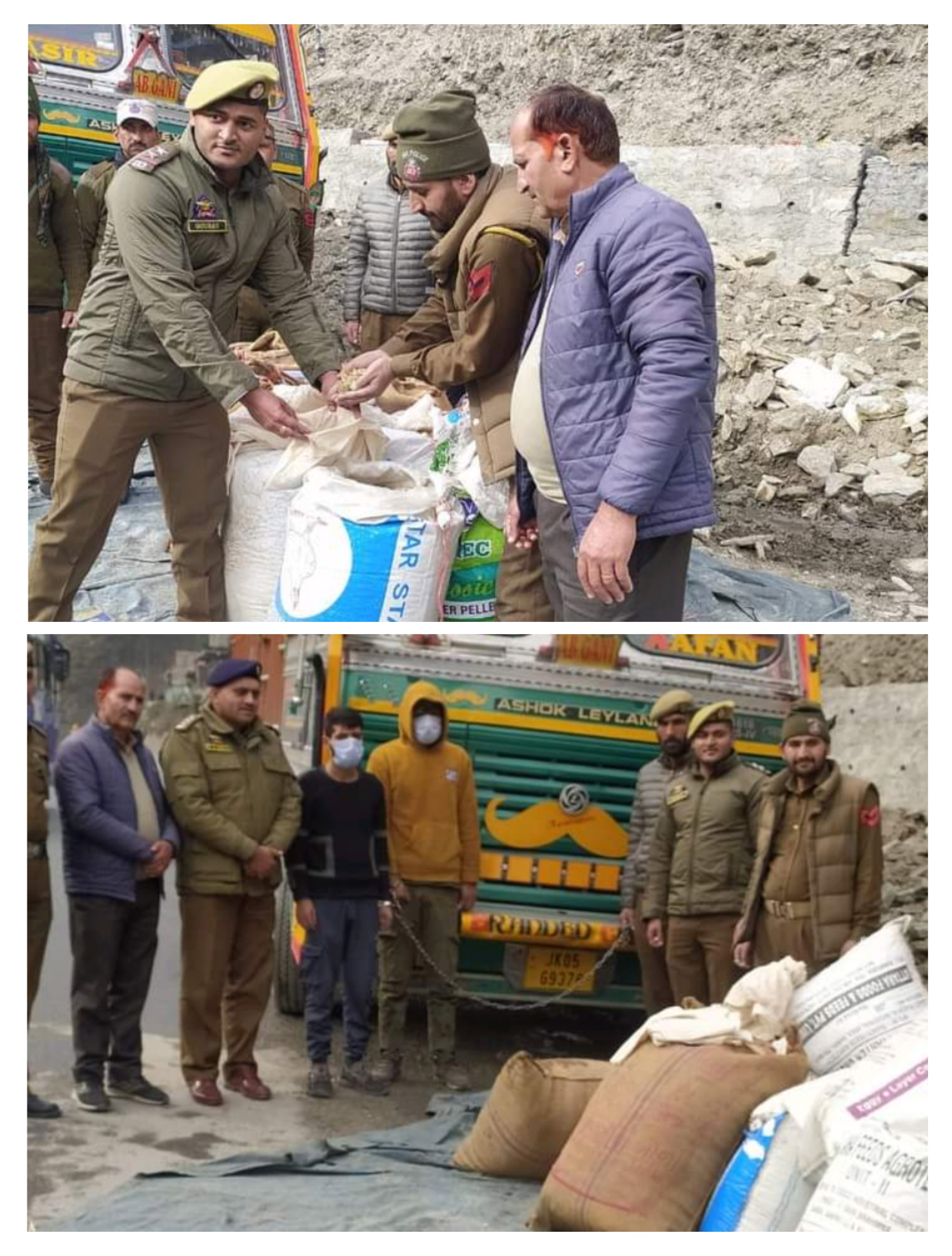 RAMBAN POLICE RECOVERED 275 kg POPPY STRAW UNDER OPERATION SANJEEVANI  Two Persons Arrested    